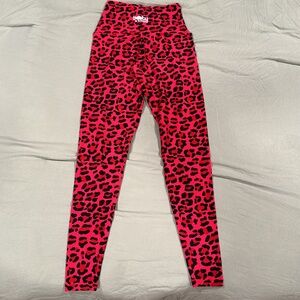 Booty By Brabants Red Leopard Legging OS
